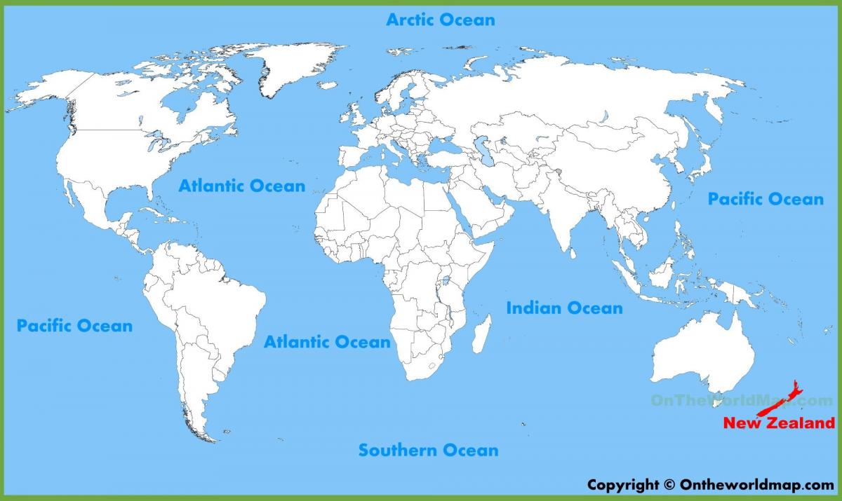 new zealand lokasi di peta dunia