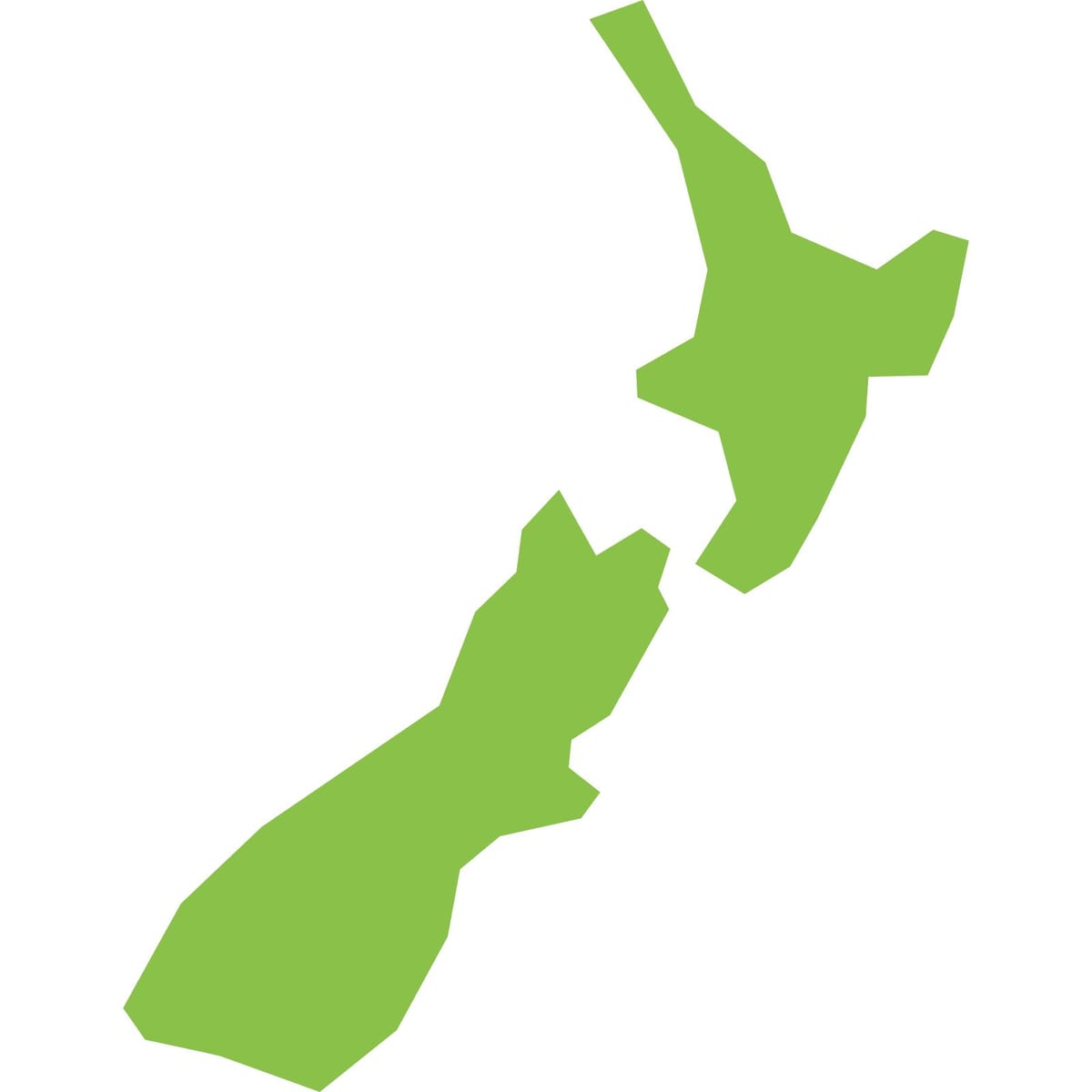 Peta dari new zealand penyelesaian
