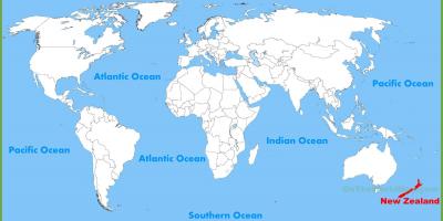 New zealand lokasi di peta dunia